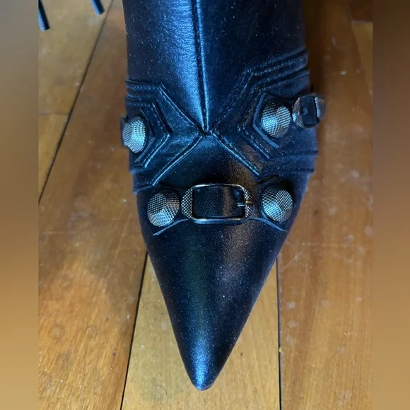 NIB Pointed Toe Stiletto Booties High Heels 7.5 NEW - Picture 4 of 8